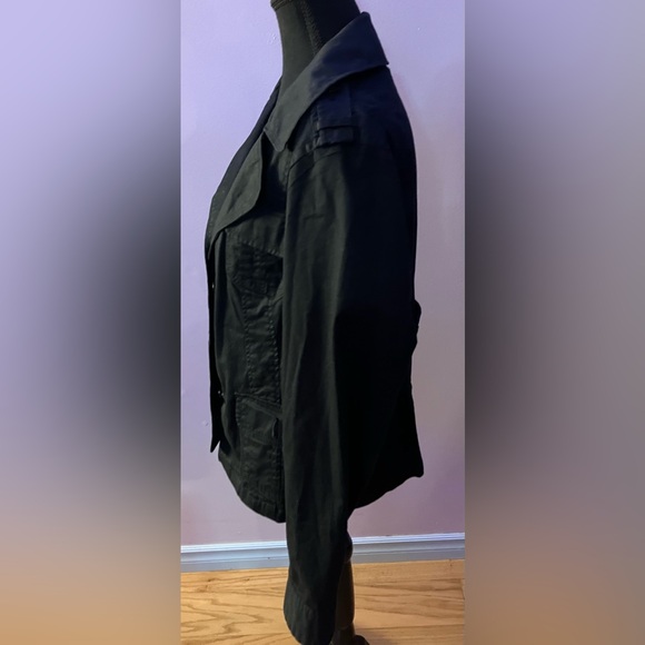 Black fitted button up blazer size L - Picture 5 of 14